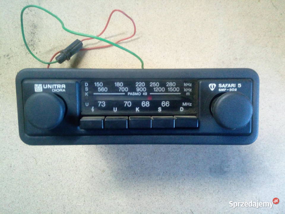 Radio SafariWiraż antena Unitra i głośniki sprzedam