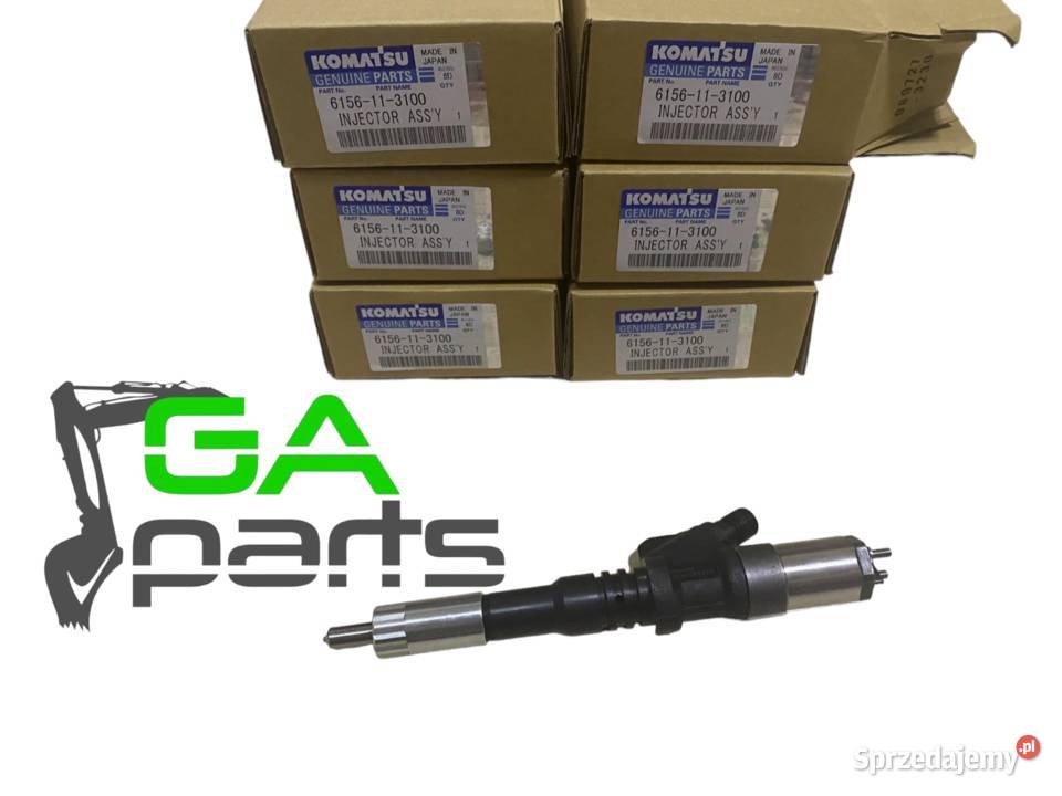 WTRYSKIWACZ KOMATSU CR DENSO 6156113100