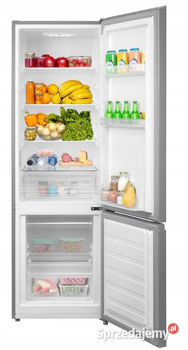 Lodówka dwudrzwiowa Vivax CF259ELF S inox 58cm małopolskie Skawina