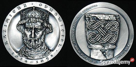 Medal Kazimierz Odnowiciel 1034 1058 Skierbieszów