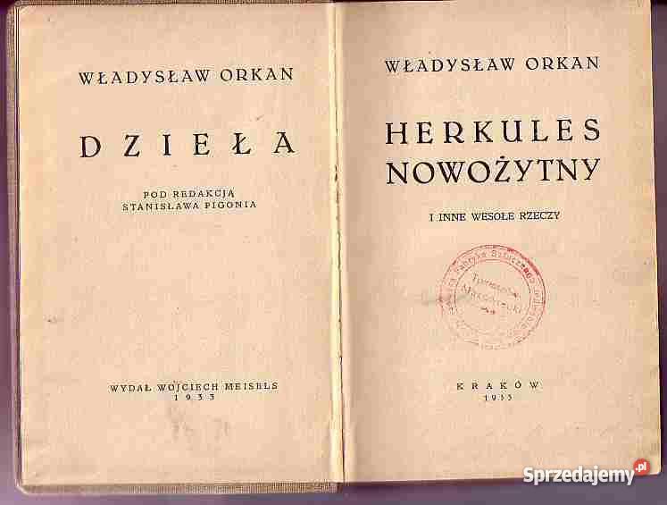 1453 HERKULES NOWOŻYTNYI WESOŁE RZECZY WŁADYSŁAW małopolskie