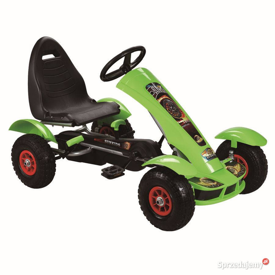 pojazd GOKART NA PEDAŁY pompowane koła auto