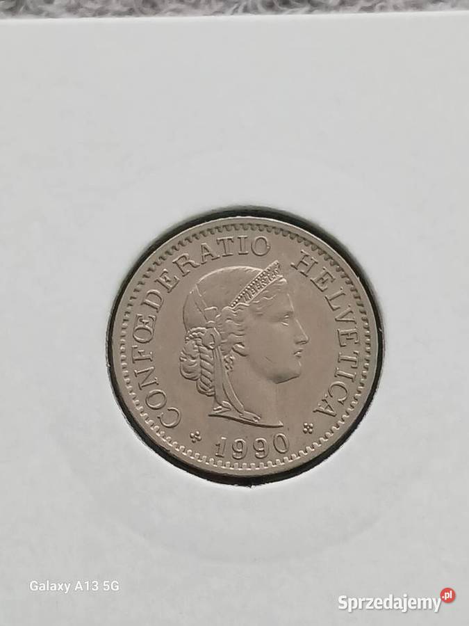 10 Rappen Szwajcaria 1990 r UNC Konin