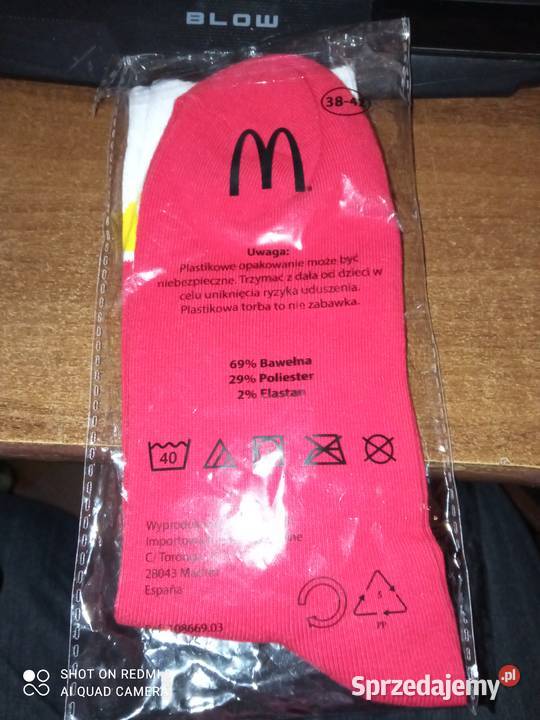 Skarpety MC Donalds Original 4245 śląskie Katowice
