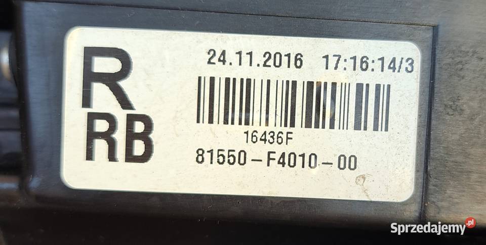 Lampa Tylna Prawa Toyota CHR 20162019 Oryginał
