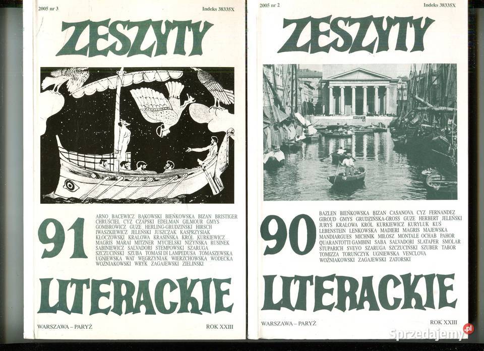 Zeszyty Literackie 90 XXIII 91 XXIII zachodniopomorskie Szczecin sprzedam