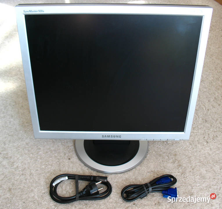 Monitor Samsung 920N SyncMster 19 z okablowaniem D-SUB warmińsko-mazurskie Olsztyn