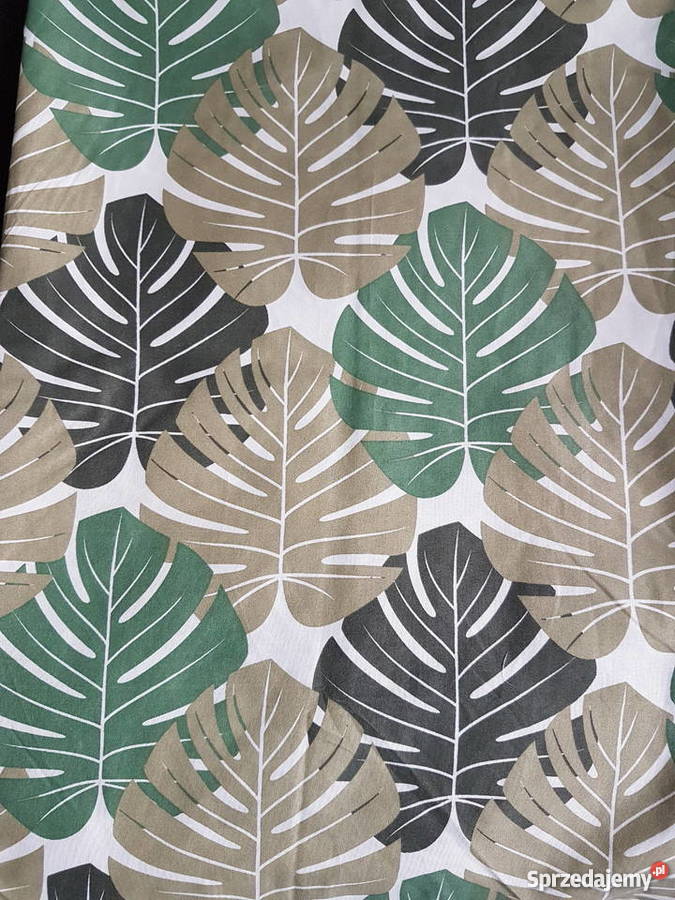 Zasłony liście monstery monstera filodendron Trzebinia
