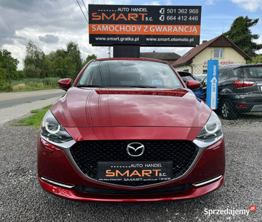 Mazda 2 AutomatManetki NaviKamera Salon Rej 2023 bluetooth Rydułtowy