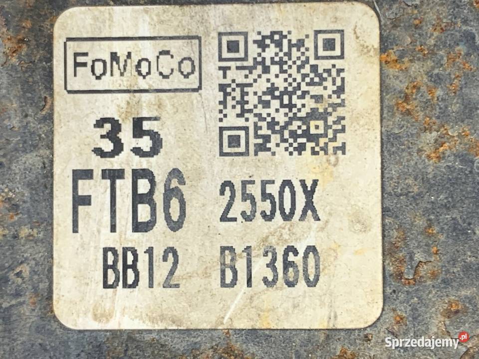 PÓŁOŚ PRAWY PRZÓD MAZDA 6 GJ FTB62550X 25 192 Półosie