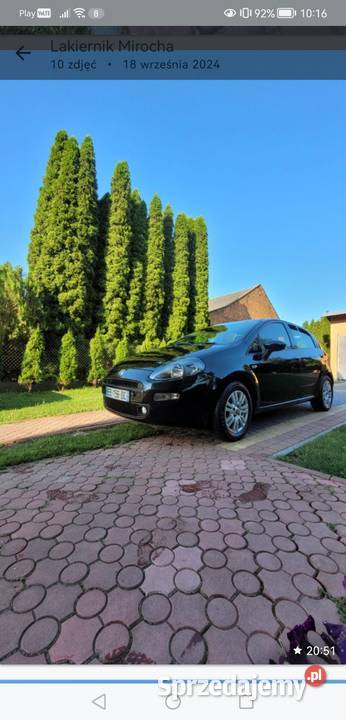 Fiat Punto 12b sport 70 2016r140 bogate Przemyśl sprzedam