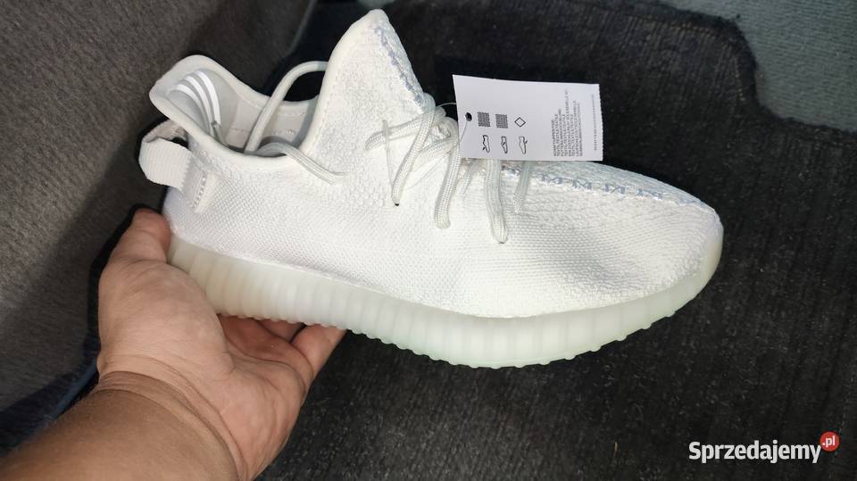 Buty meskie adidas yeezy boost 350 v2 r41 biale Moda i Styl Wrąbczynek