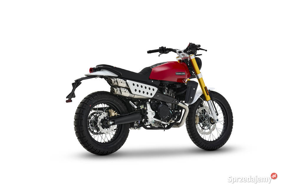 Motocykl Fantic Caballero 500 Scrambler czerwony BMW Szczecin