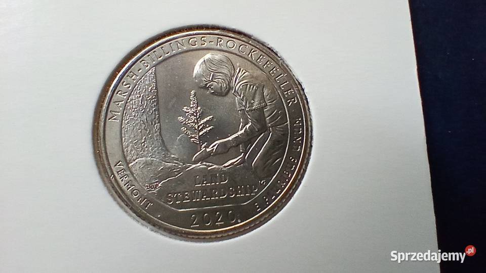 Stare monety 14 dolar 2020 P Marsh USA Antyki, Sztuka, Kolekcje Lesko