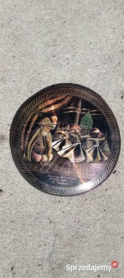 Turecka ścienna dekoracja z czasów PRL Antyki Koło sprzedam