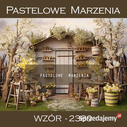 Tło wiosenne Pastelowe Marzenia 2389 dedykowana Pozostałe Białystok