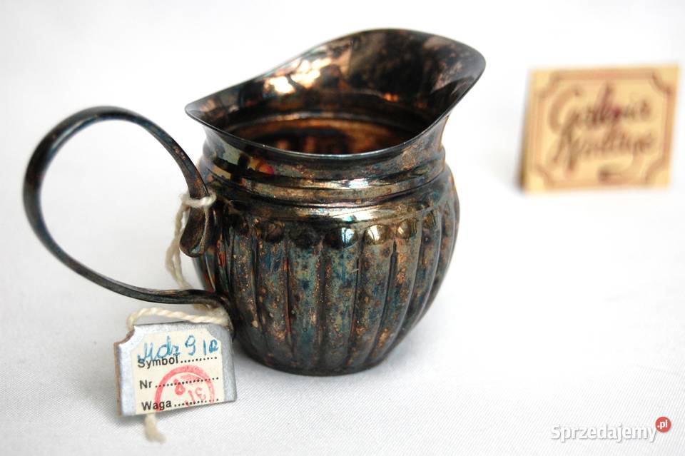 Posrebrzany mlecznik platerowany srebrem Lublin sprzedam