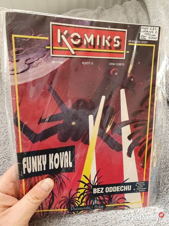 Funky Koval część 1 i 2 wydanie 2 1992 Komiksy pomorskie Gdynia