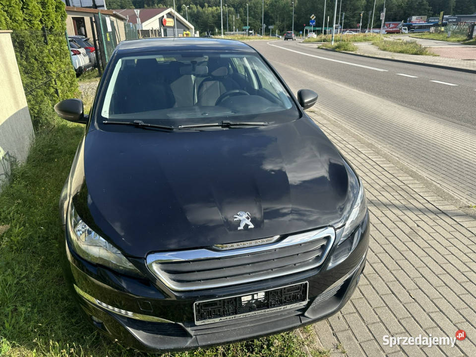 Peugeot 308 Benzyna tempomat LED światła dzienne isofix pomorskie Wejherowo