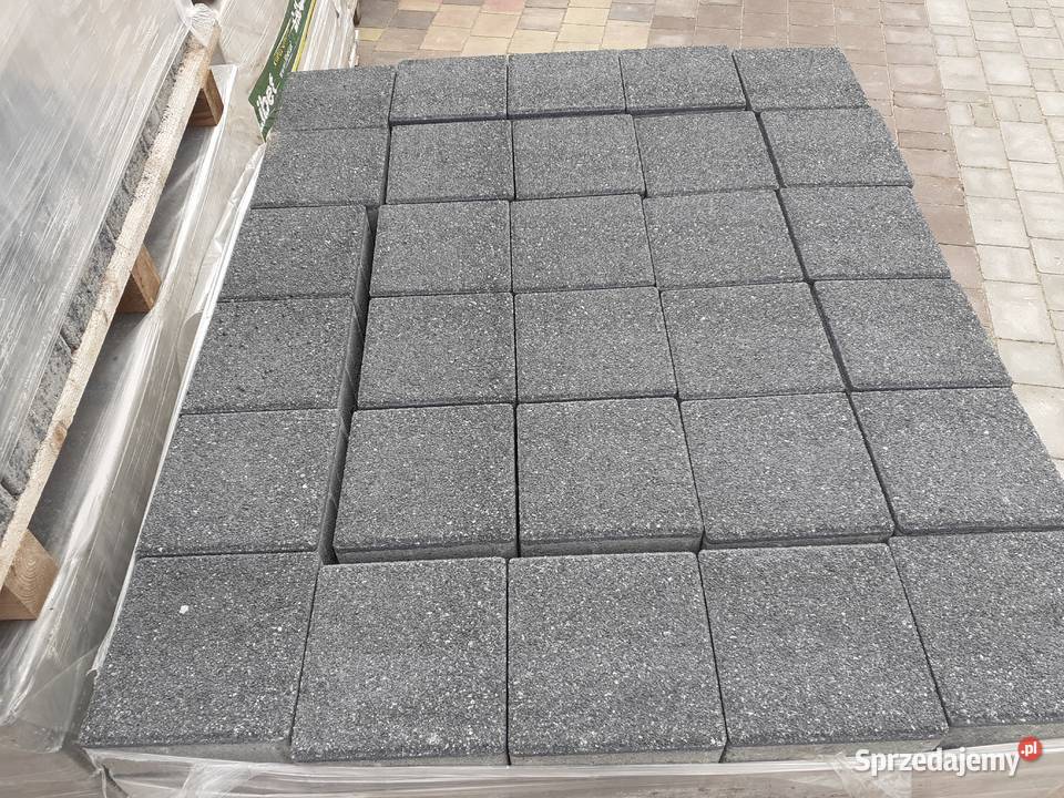 Kostka Brukowa Quadra 20x20x8 Nero Libet Podjazd Wielogóra