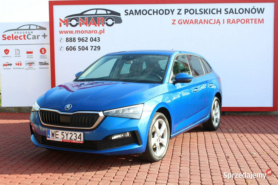 koda Scala STYLE Kolor Race Blue Salon Polska isofix Włocławek