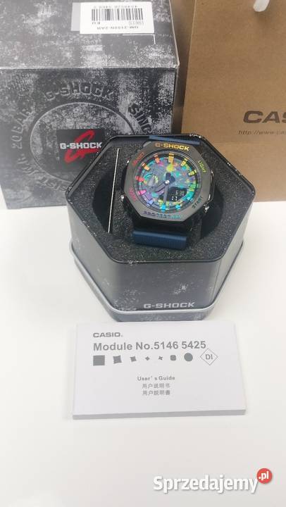 Casio GShock GSteel CasiOak Chimera Rainbow wielkopolskie