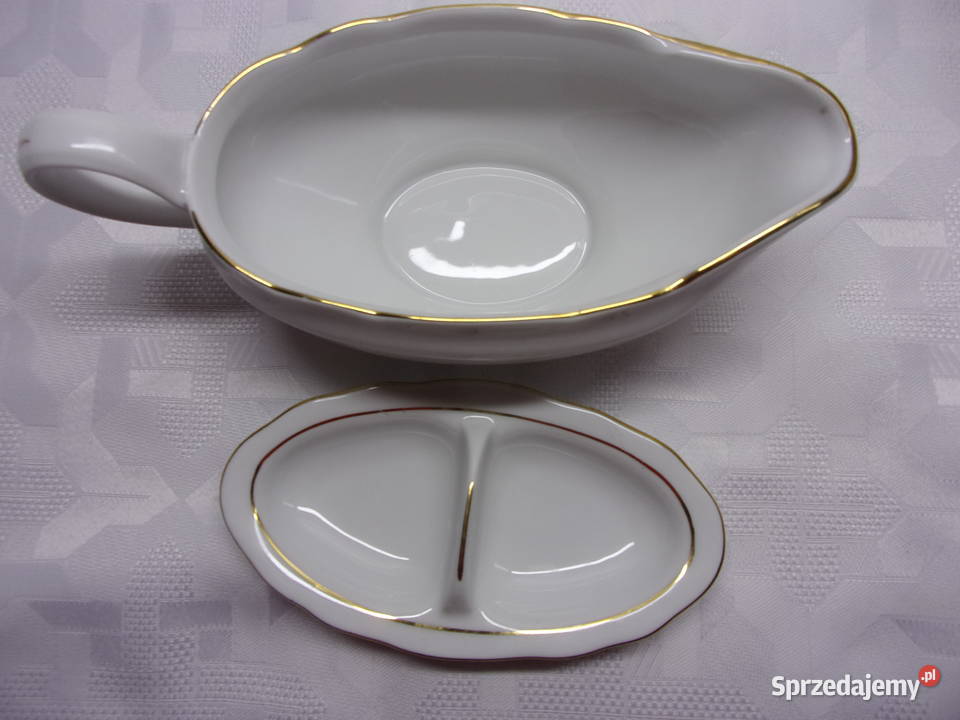 Sosjerka i przyprawnik porcelana Ćmielów ze Warszawa