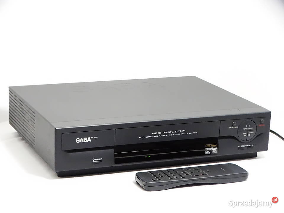 Magnetowid VHS Saba VR 8020 oryginalny pilot Biłgoraj sprzedam