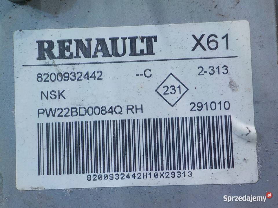 KANGOO II III 15 DCI 10r VAN pompa wspomagania osobowe Suków