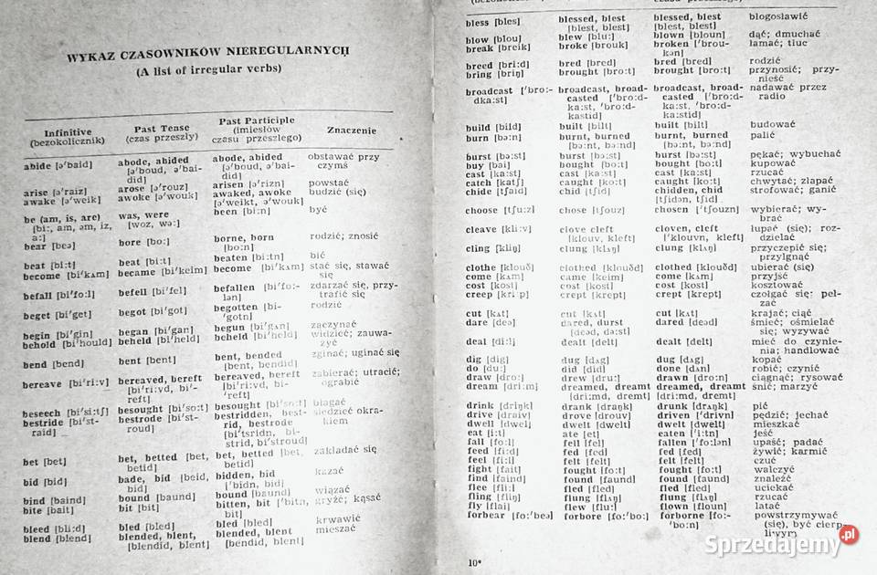 Słownik angielskopolski do podręcznika present lubelskie Chełm