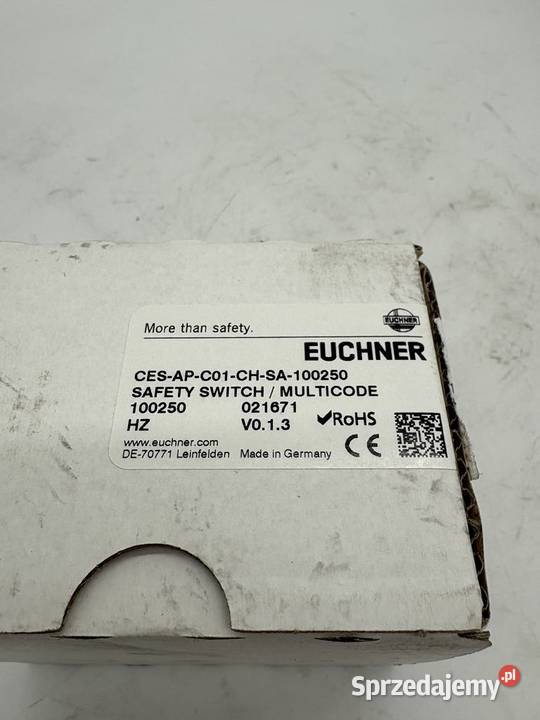 Euchner CES AP C01 CH SA 100250 Safety switch Pozostałe Warszawa