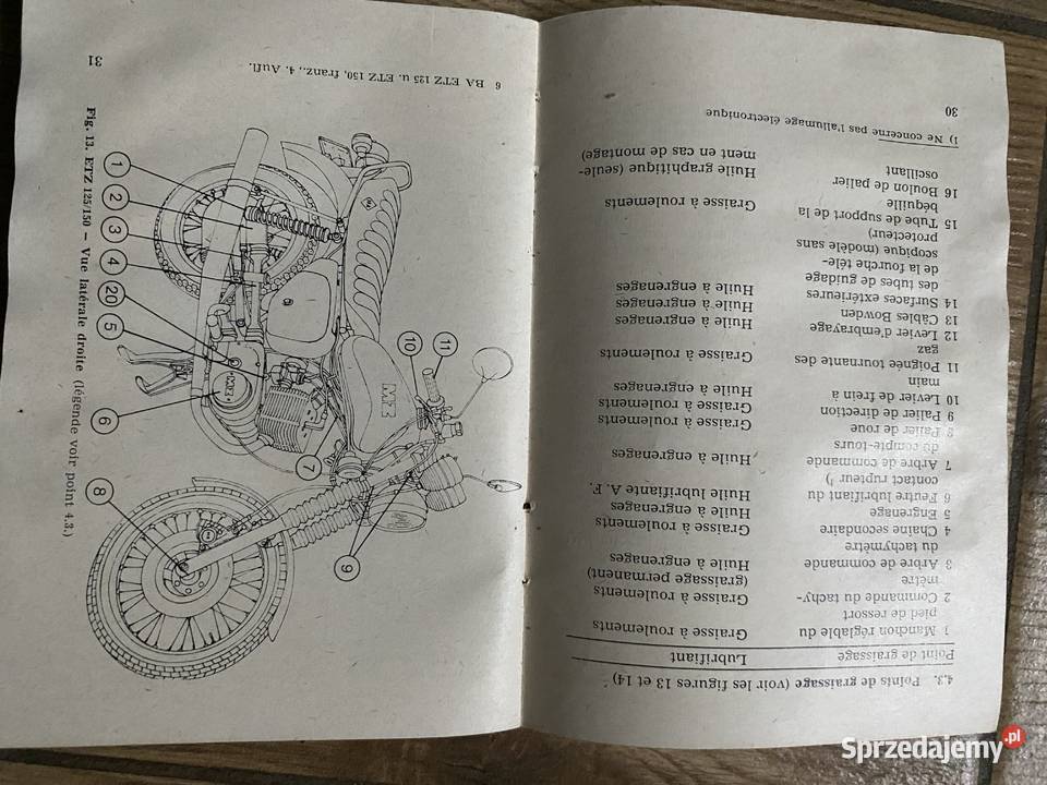 Instrukcja obsługi MZ etz 125 150 Jabłonna
