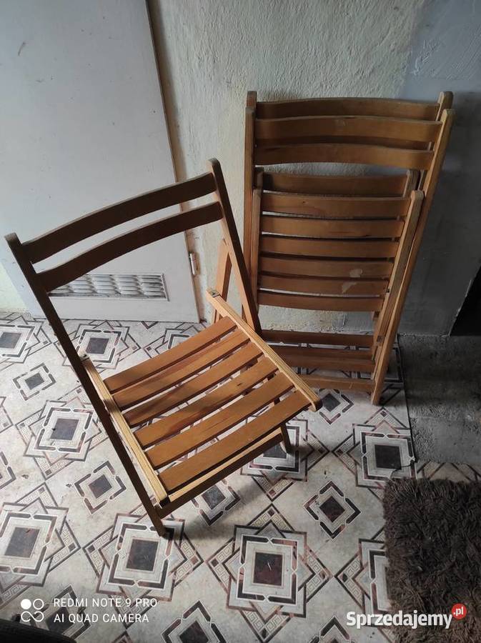krzesła składane drewniane 3