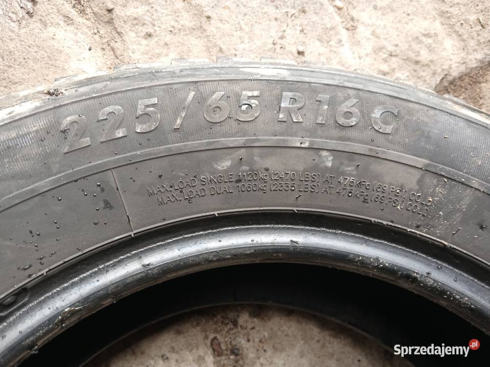 Opony letnie do busa wzmacniane 22565 R16C Parczew sprzedam