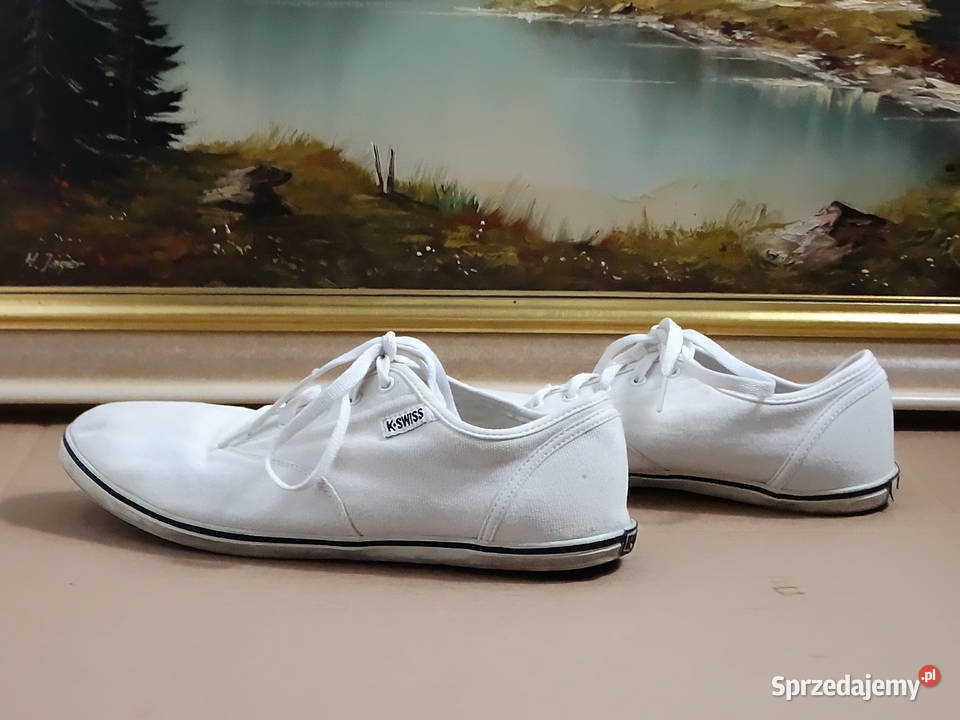 Białe trampki KSwiss męskie 44 285 Stan Męskie Biłgoraj