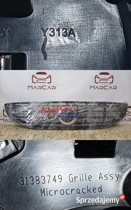 VOLVO S60 V60 GRILL ATRAPA CHŁODNICY ZDERZAK Pleszew