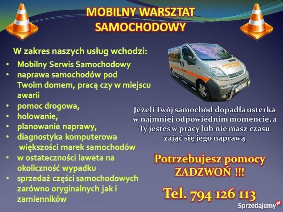 Mobilny serwis samochodów osobowych TIR BUS 24H
