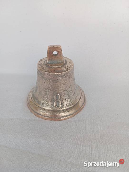 DZWONEK MOSIĘŻNY STARY STYLOWY Niemodlin