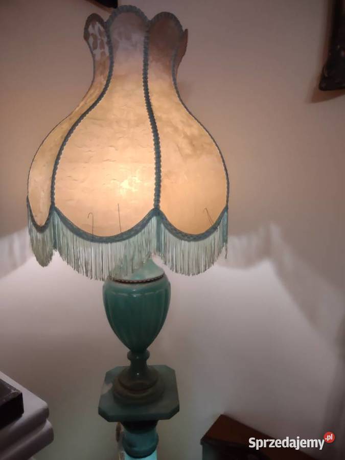 Lampa Kolumna Hiszpański Alabaster wielkopolskie