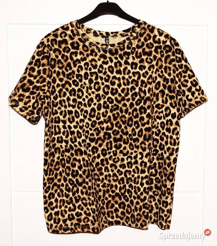 Bluzka wiosenna letnia tshirt w panterkę 100 Gliwice