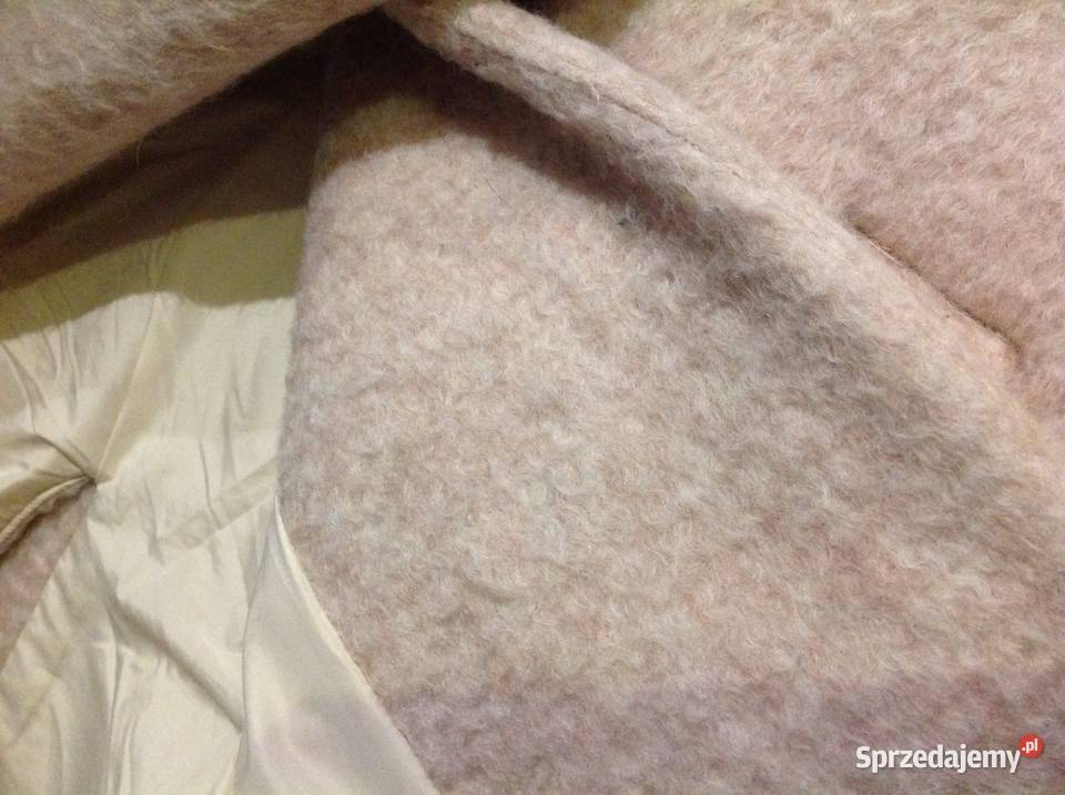 Płaszcz Zimowy Damski ZARA XS Wełniany Nowa Sól