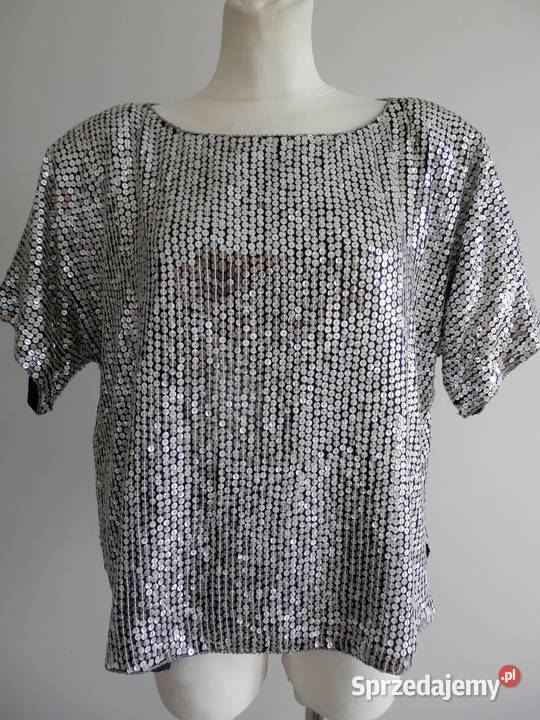 Bluzka Jedwabna 100 Naturalny Jedwab Wieczorowa Łomża