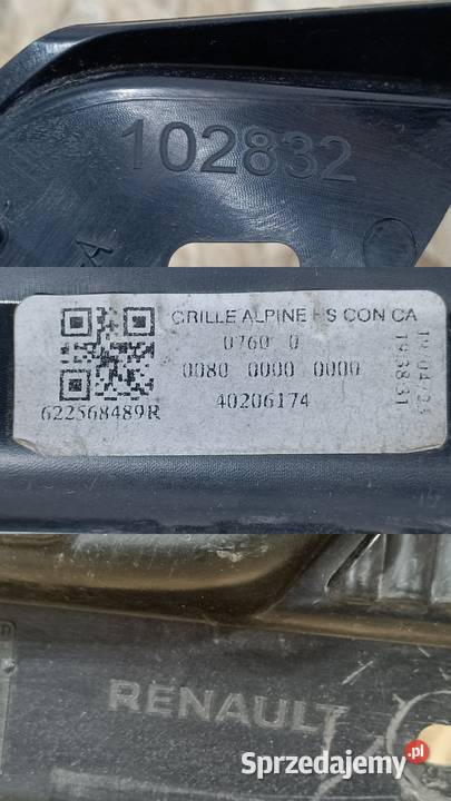 RENAULT AUSTRAL ALPINE LINE GRILL ATRAPA wielkopolskie Pleszew sprzedam