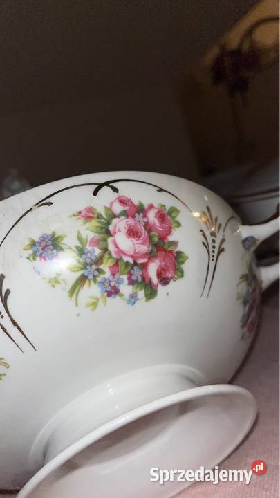 Patera różyczki w złotych kasetonach wewnątrz i pomorskie Gdańsk