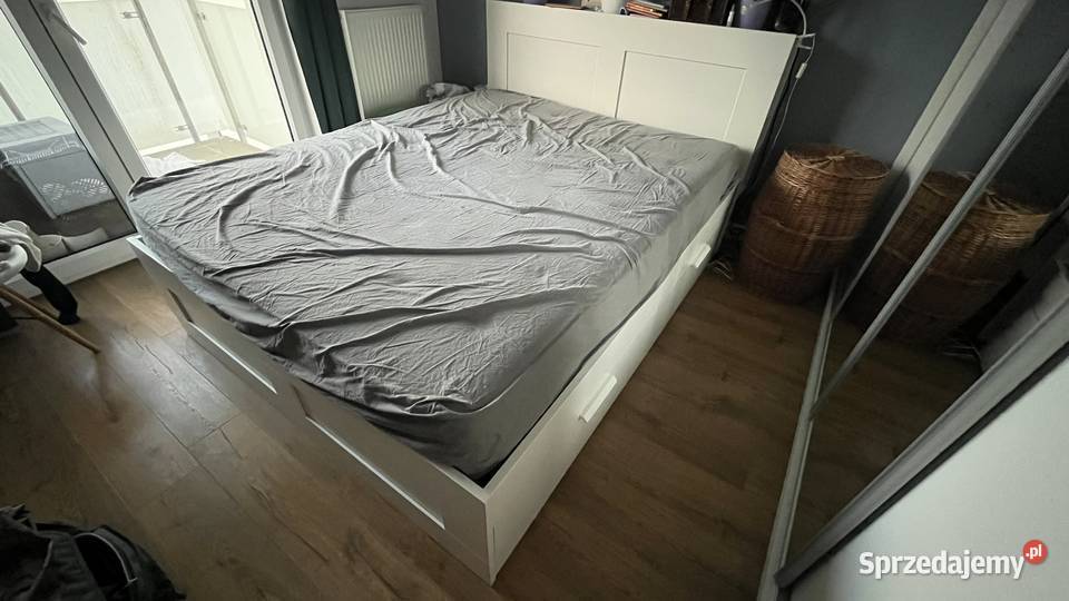 Łóżko IKEA BRIMNES 160x200 Płyta szczytowa z Poznań