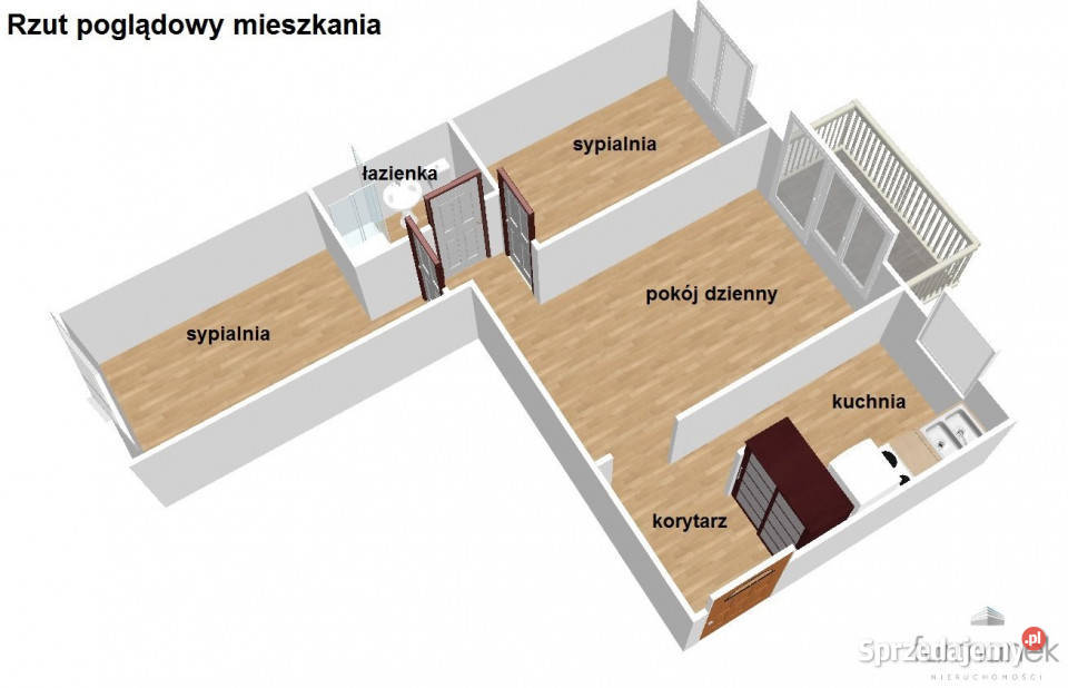 Mieszkanie Biłgoraj 455m2 3 pokoje lubelskie