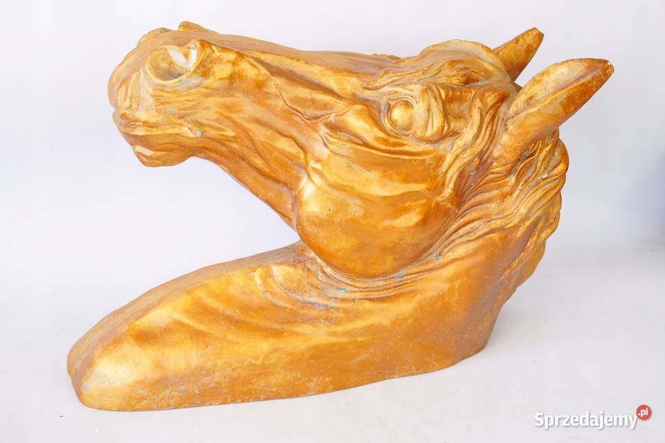 Łeb konia duża figura koń stadnina Gizałki