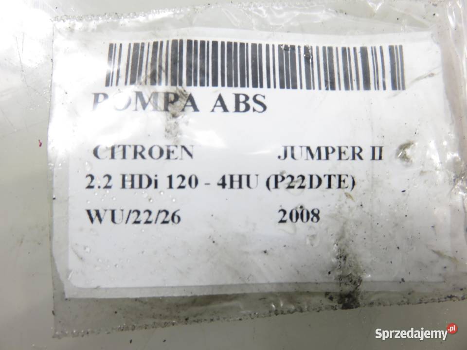 POMPA ABS CITROEN JUMPER II 0265800461 małopolskie sprzedam