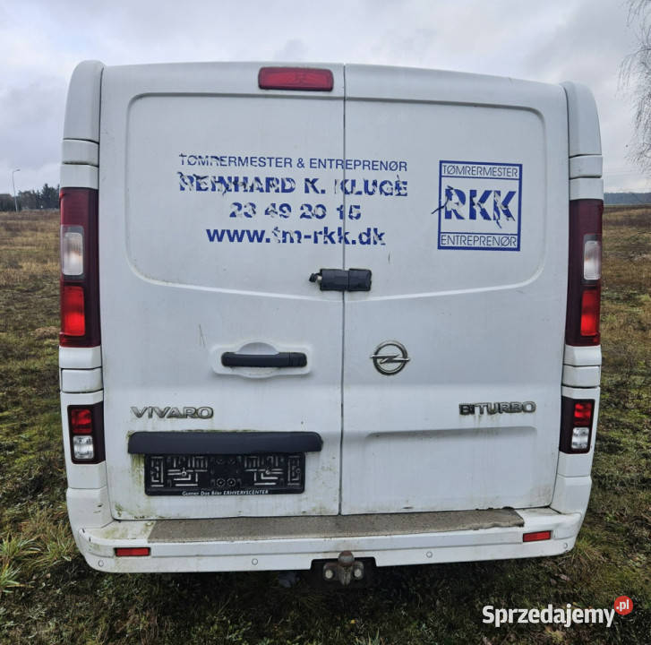 Opel Vivaro Long Długi Maxi FV23 Netto 24400 immobilizer Opel Śrem