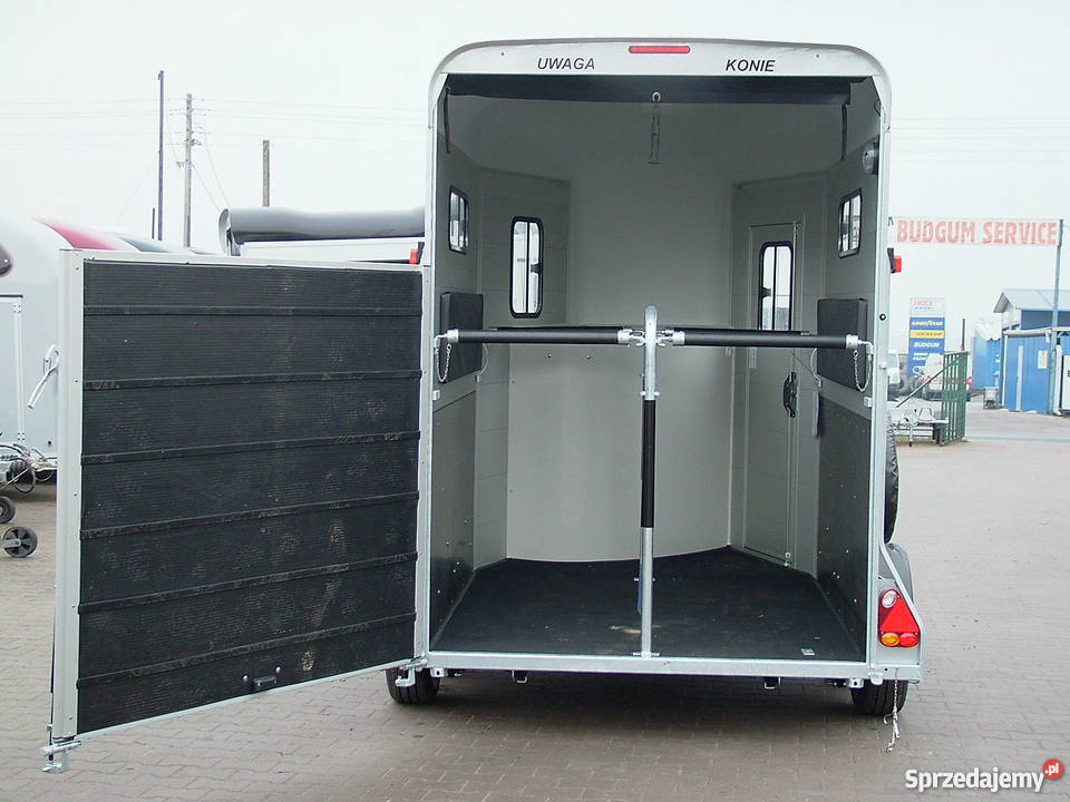 Przyczepa koni aluminiowa z siodlarnią pełny VAT Warszawa